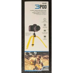 3POD Silicone Super Duty Flexible Tripod & Selfie Stick 32046 SAME-DAY SHIP
